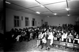 Curso de Comunicação Social - palestra - platéia.