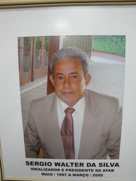 Descerramento do quadro do idealizador e presidente da AFAB