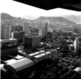 Vista aérea de Santa Maria e da Cidade Universitária UFSM