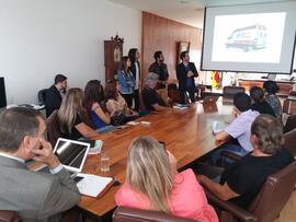 Apresentação da marca do Serviço de Emergência Universitário (SEU)