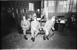 Visita de General ao Gabinete do Reitor