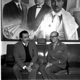 Visita do Comandante da Guarnição ao Gabinete do Reitor