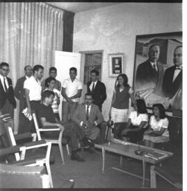 Visita de estudantes ao Gabinete do Reitor
