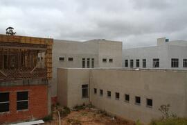 Obras no campus central da UFSM