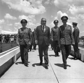 Partida do Presidente da Republica no Aeroporto Santa Maria