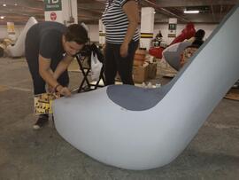 Exposição Sapatos Gigantes