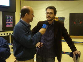 Cobertura da TV Campus na pré-estreia do filme Manhã Transfigurada