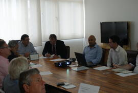Visita de Henrique dos Santos Felipetto e Adão Robson Elias ao Gabineto do Reitor