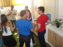 Aniversário de servidores da Coordenadoria de Comunicação Social da UFSM