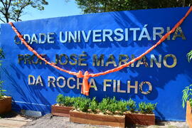 Descerramento do Letreiro “Cidade Universitária Prof. José Mariano da Rocha Filho” e da placa Pista Multiuso – Fase 1