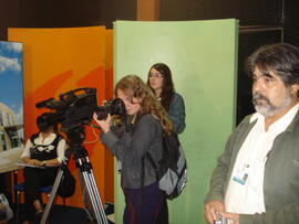 Bastidores do debate entre candidatos a reitor da UFSM