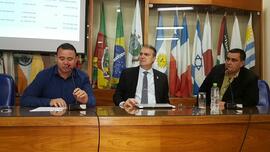 Reunião na Câmara Municipal de Vereadores de Santa Maria