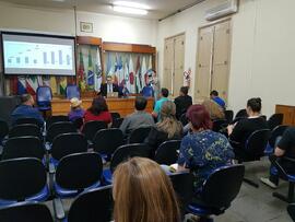 Reunião na Câmara Municipal de Vereadores de Santa Maria